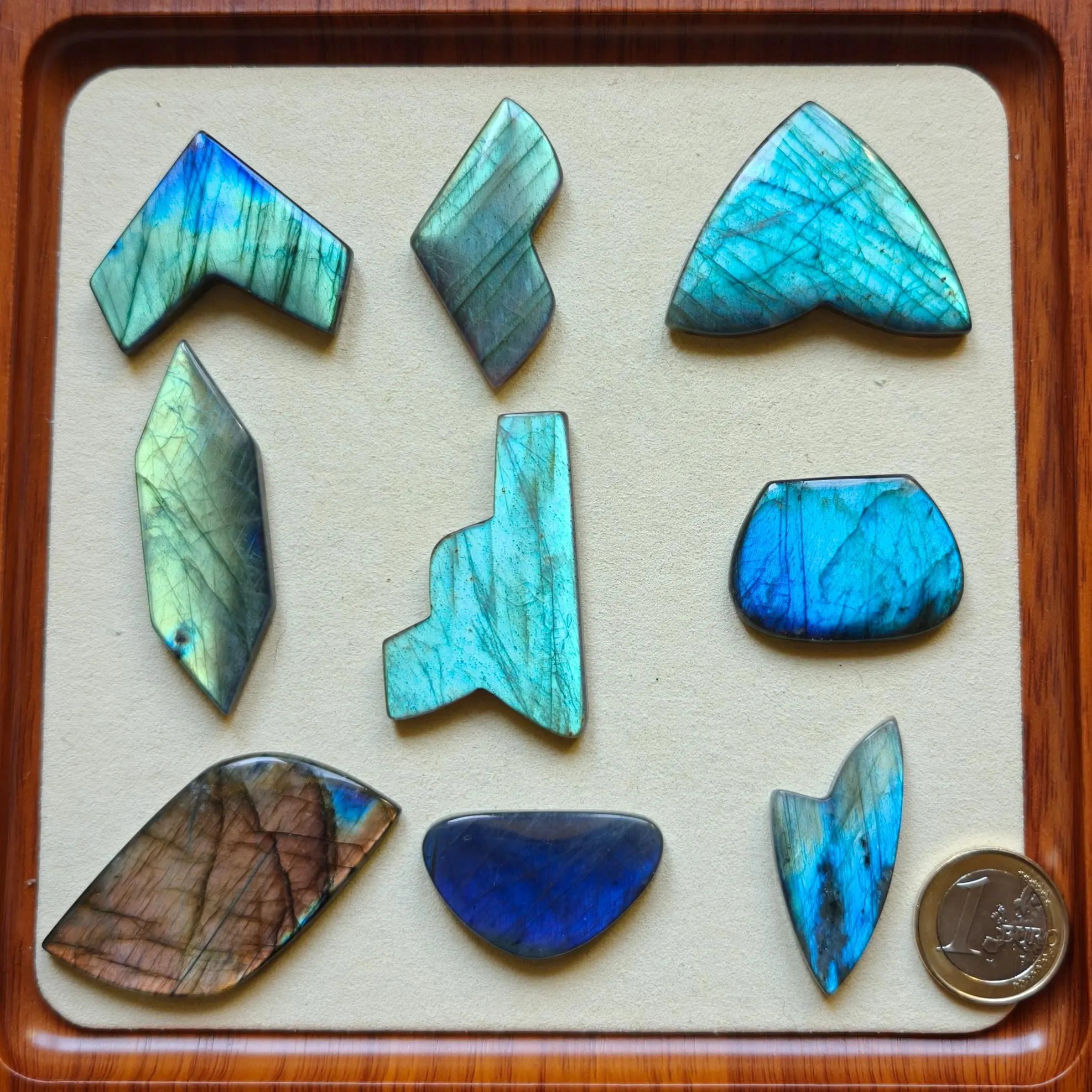 Large Unique Shape Labradorite Cabochons