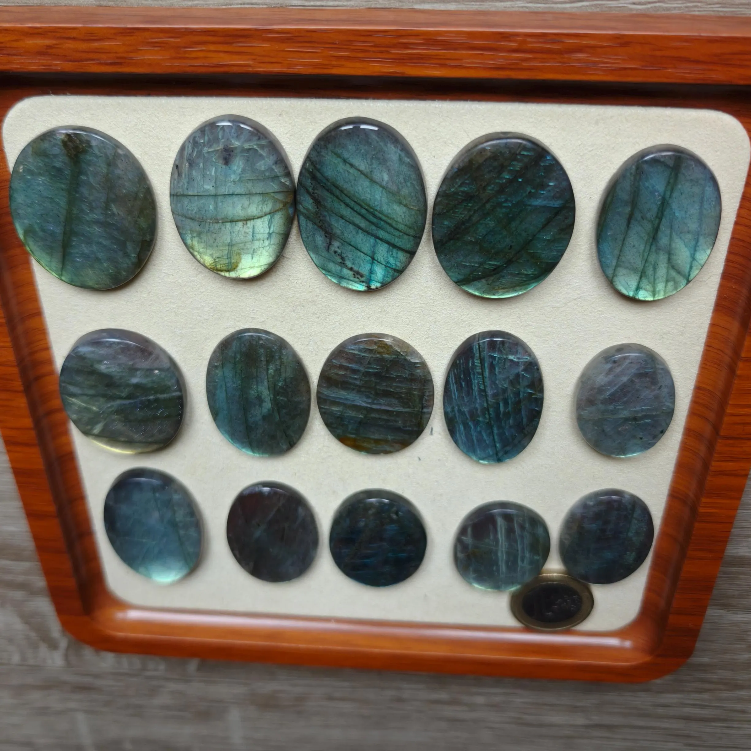 Large Labradorite Cabochons - Oval