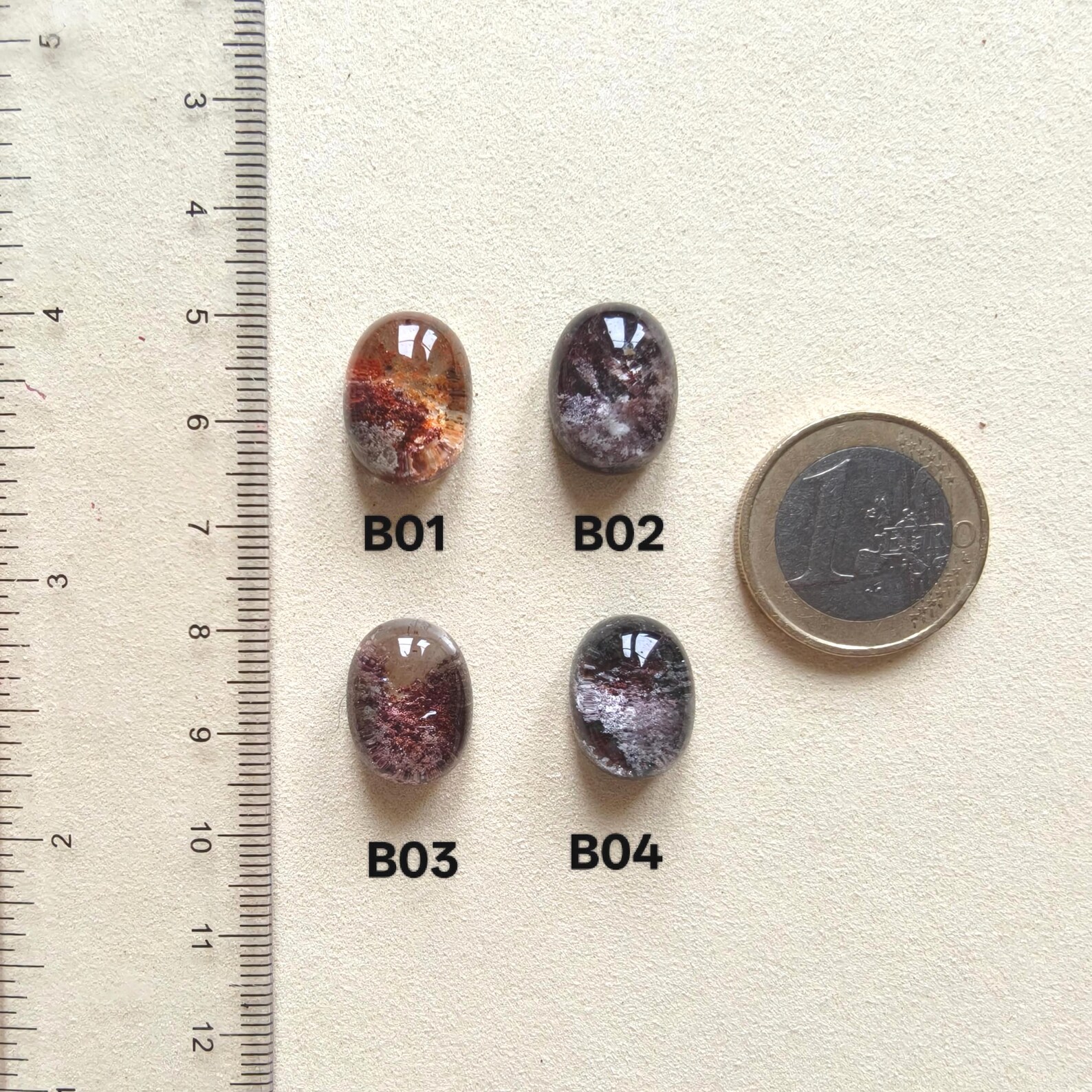 Phantom Quartz Cabochons