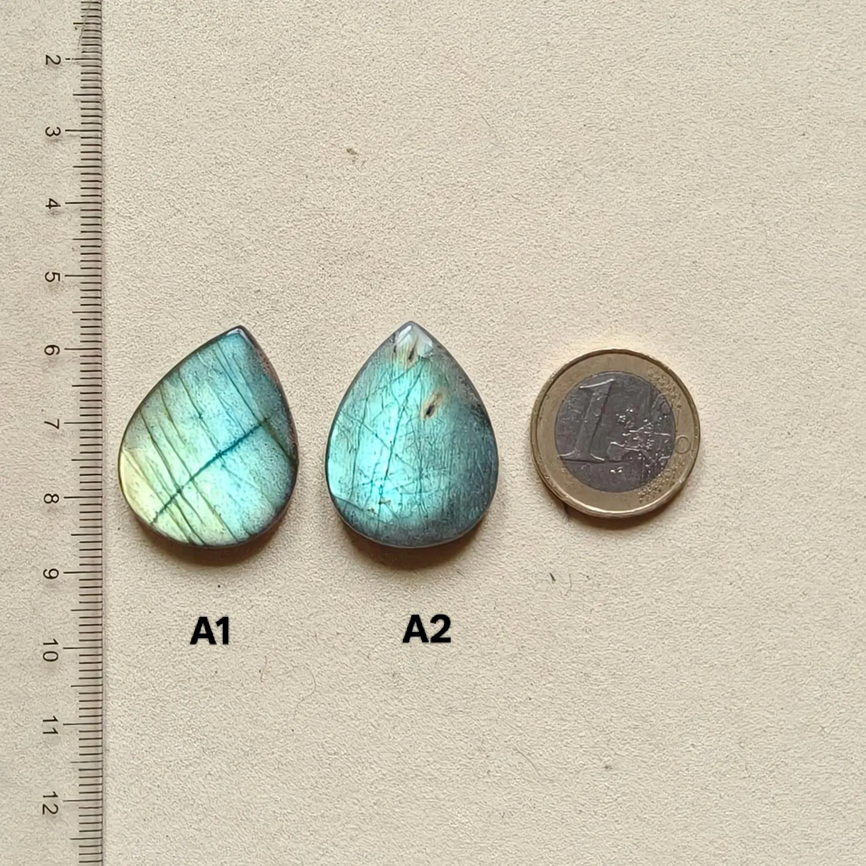 Teardrop Labradorite Cabochon