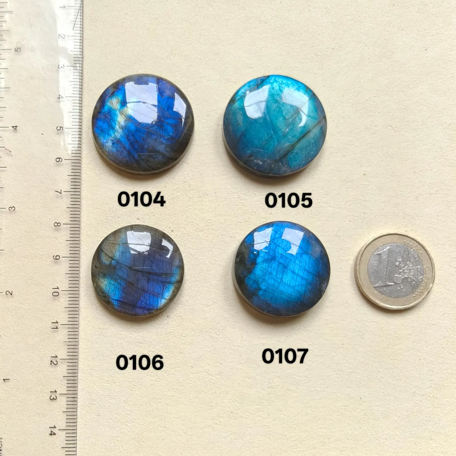 Large blue Labradorite cabochon