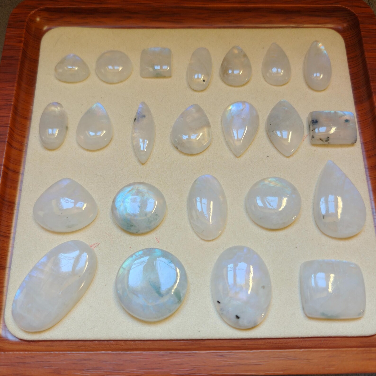 Moonstone cabochons