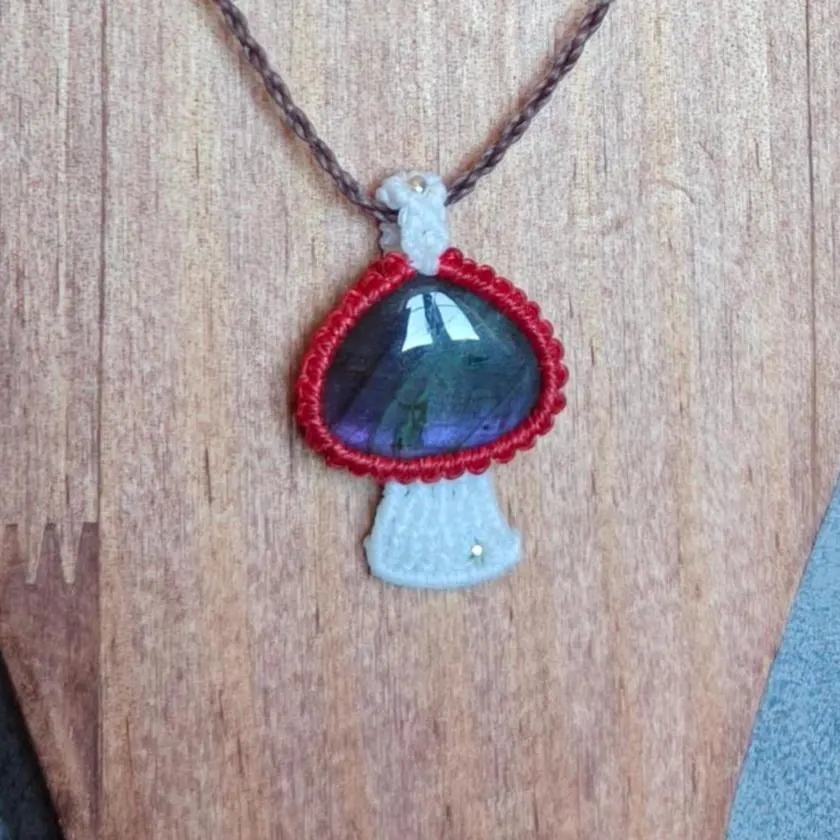 Mushroom Necklace