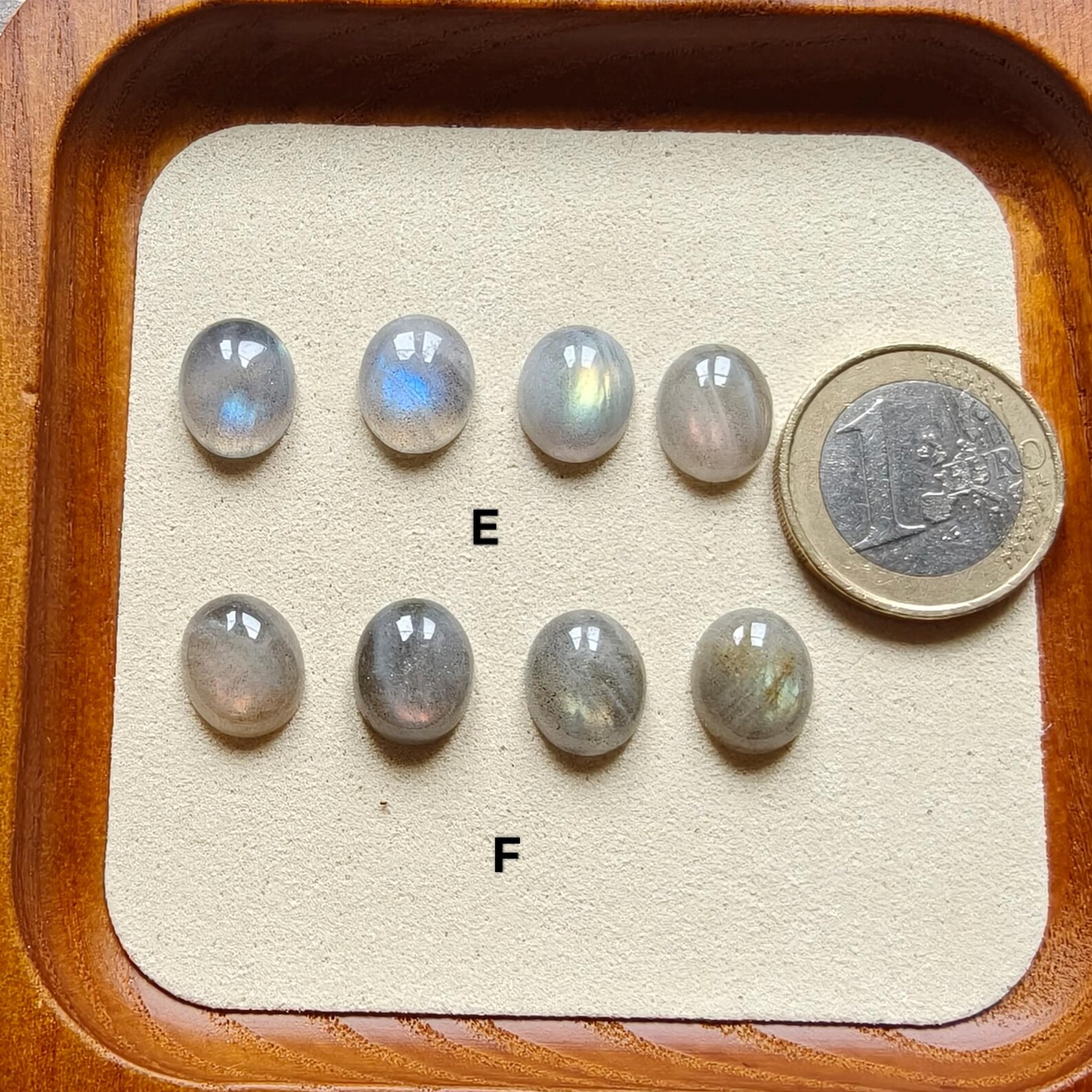 Transparent labradorite lot - 4 pieces 
