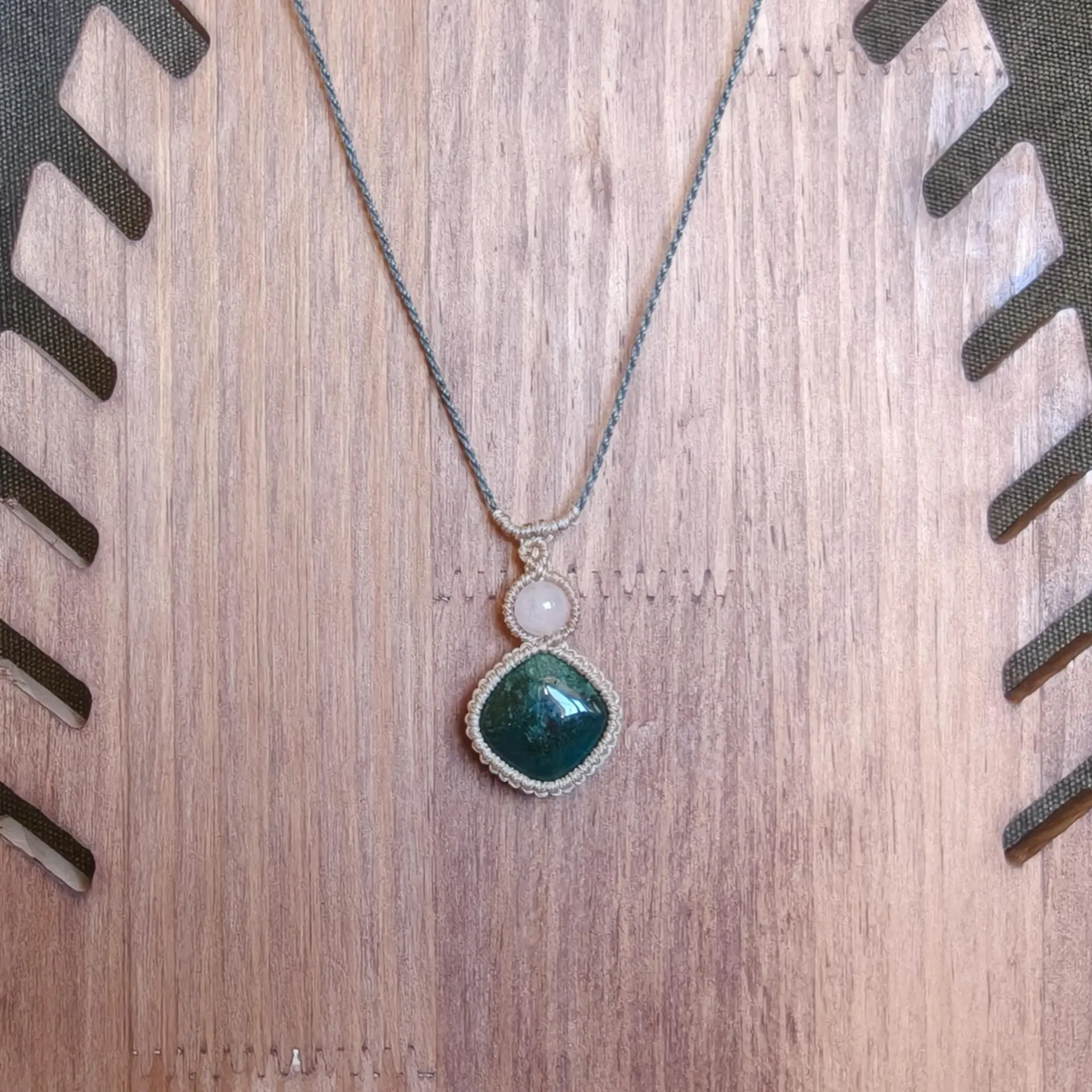 Moss Agate necklace
