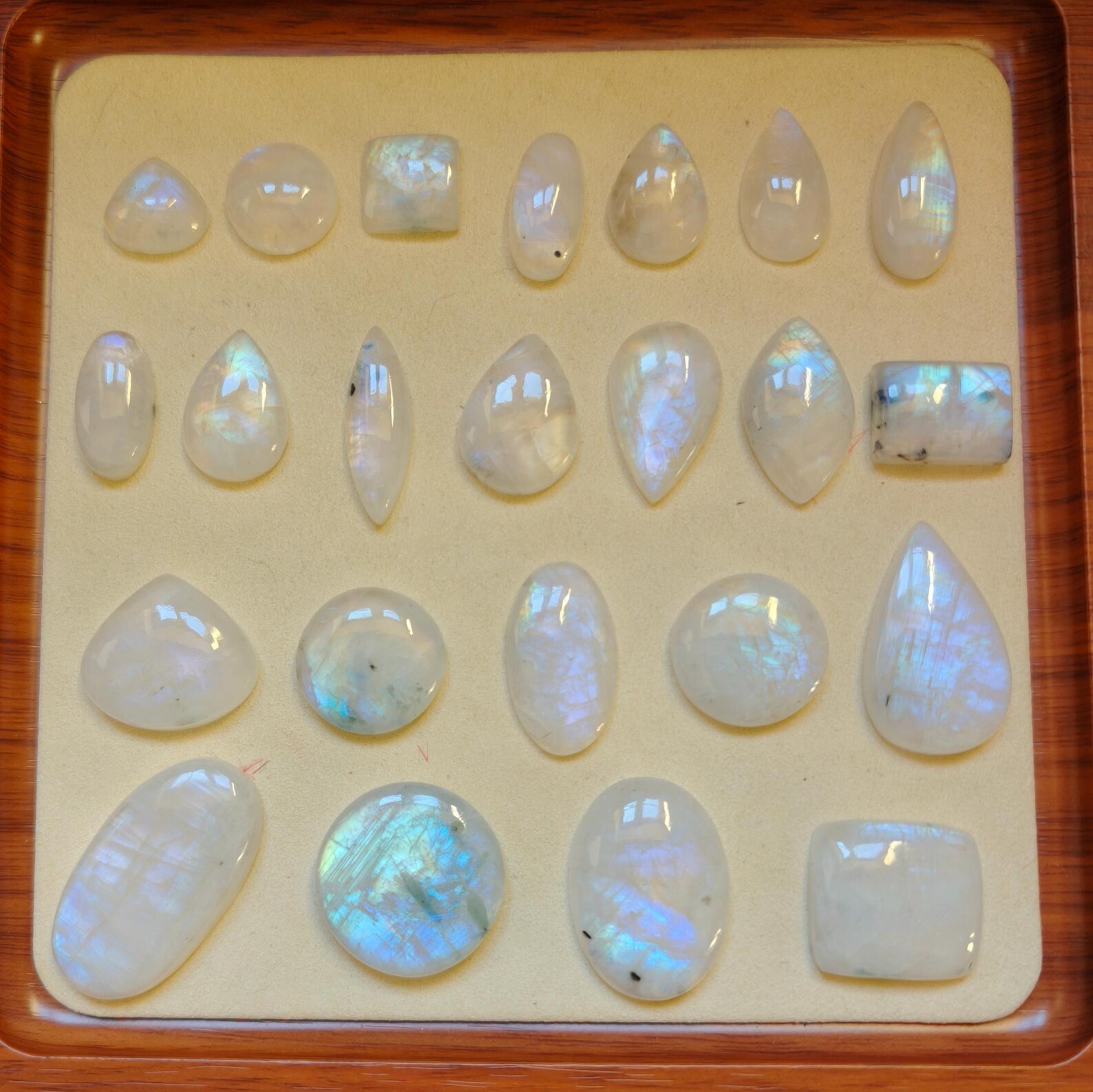 Moonstone cabochons