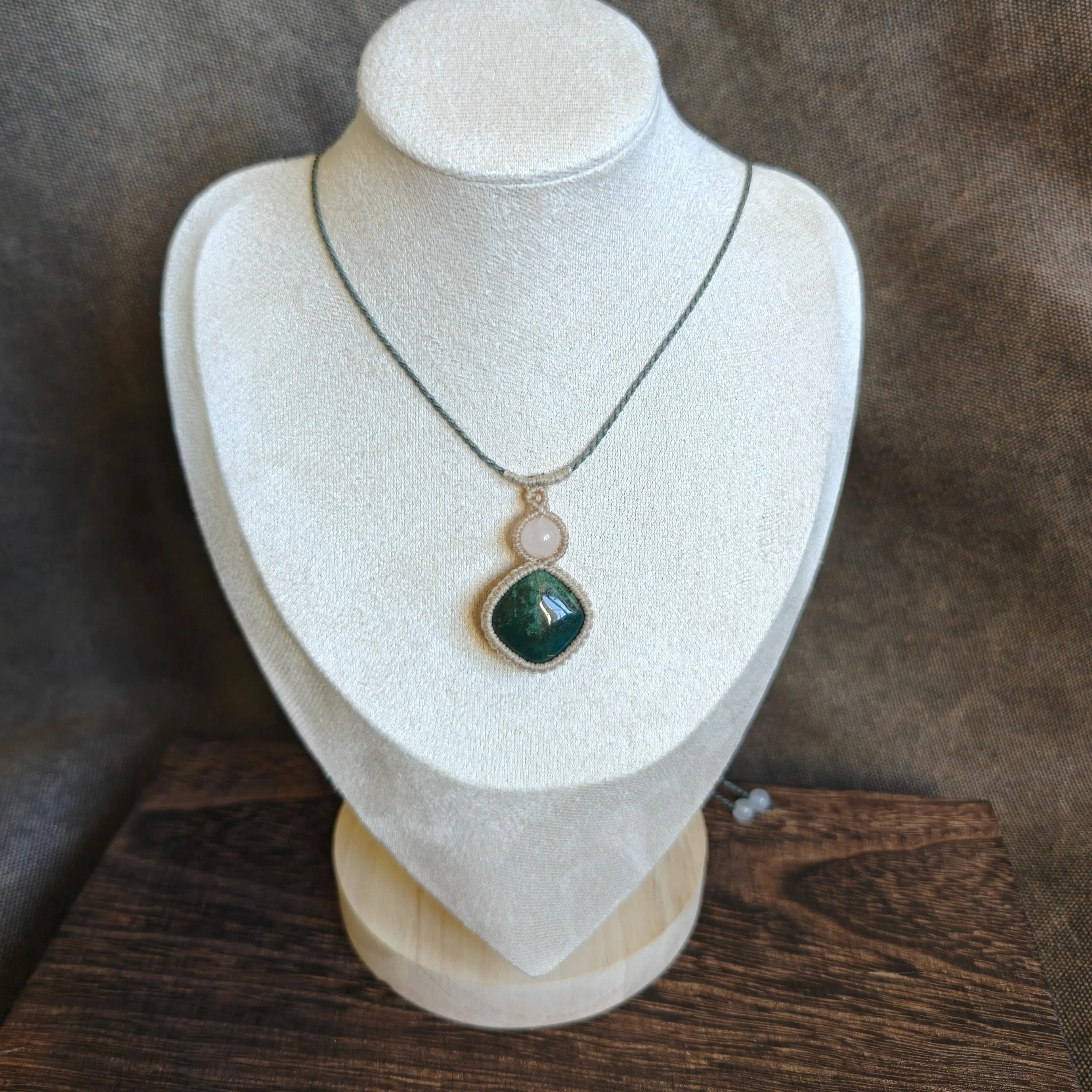 Moss Agate necklace
