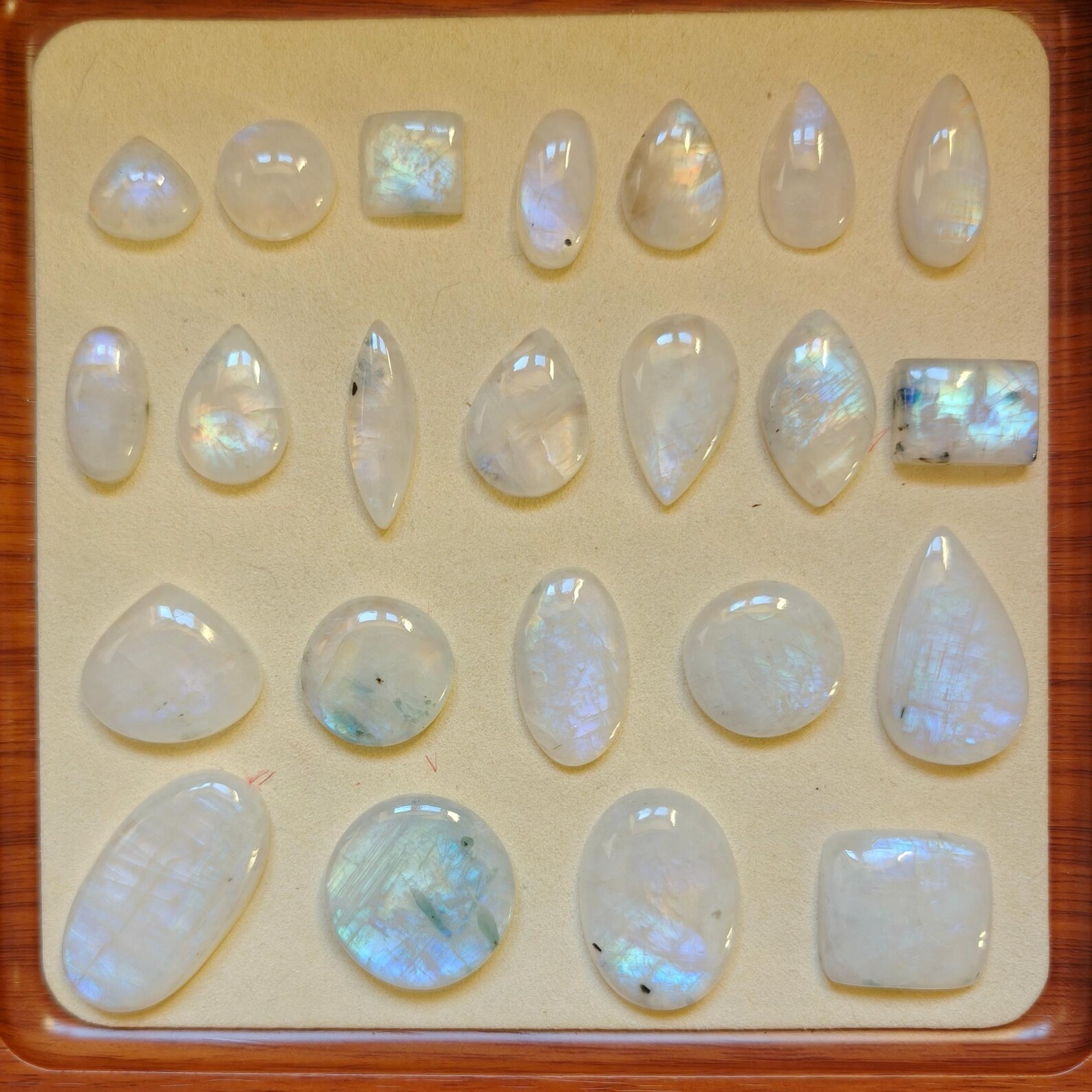 Moonstone cabochons