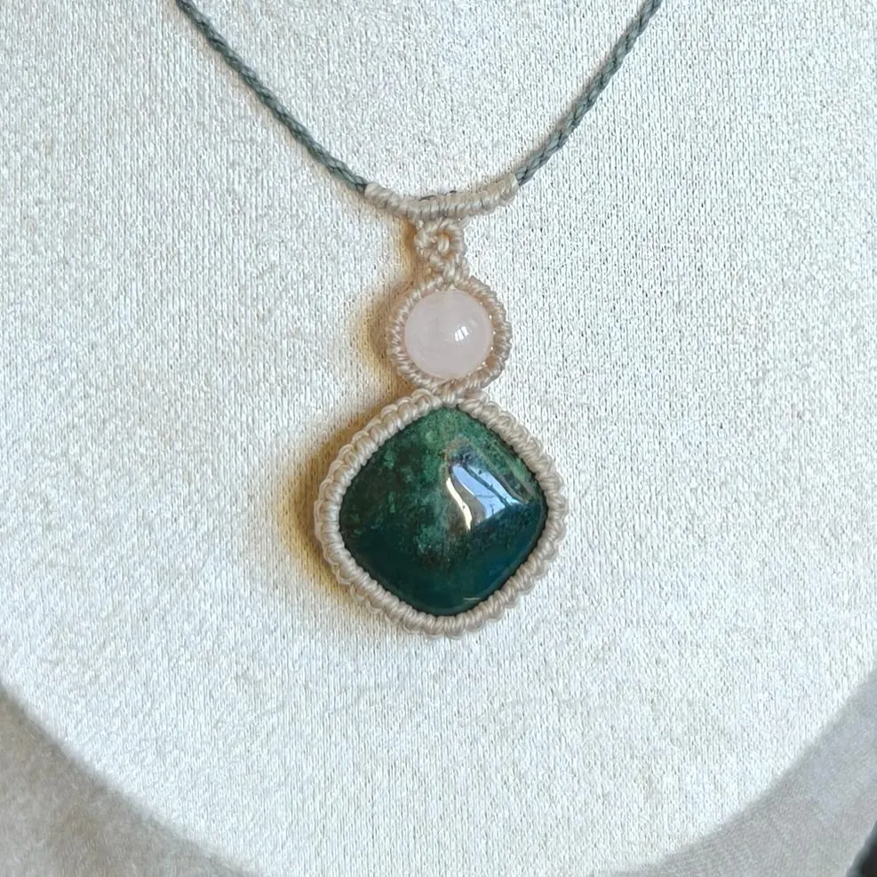 Moss Agate necklace