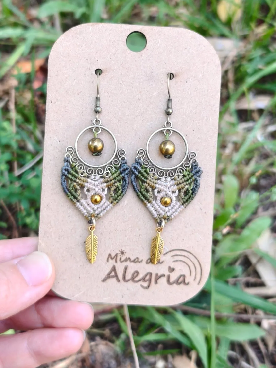 Macrame earrings - More colors 