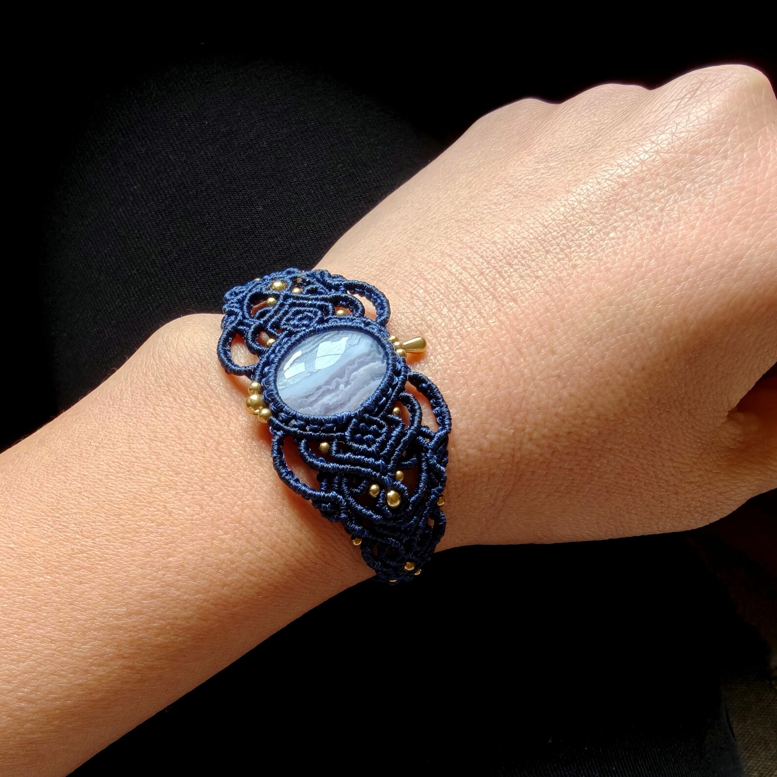 Blue Lace Agate Bracelet