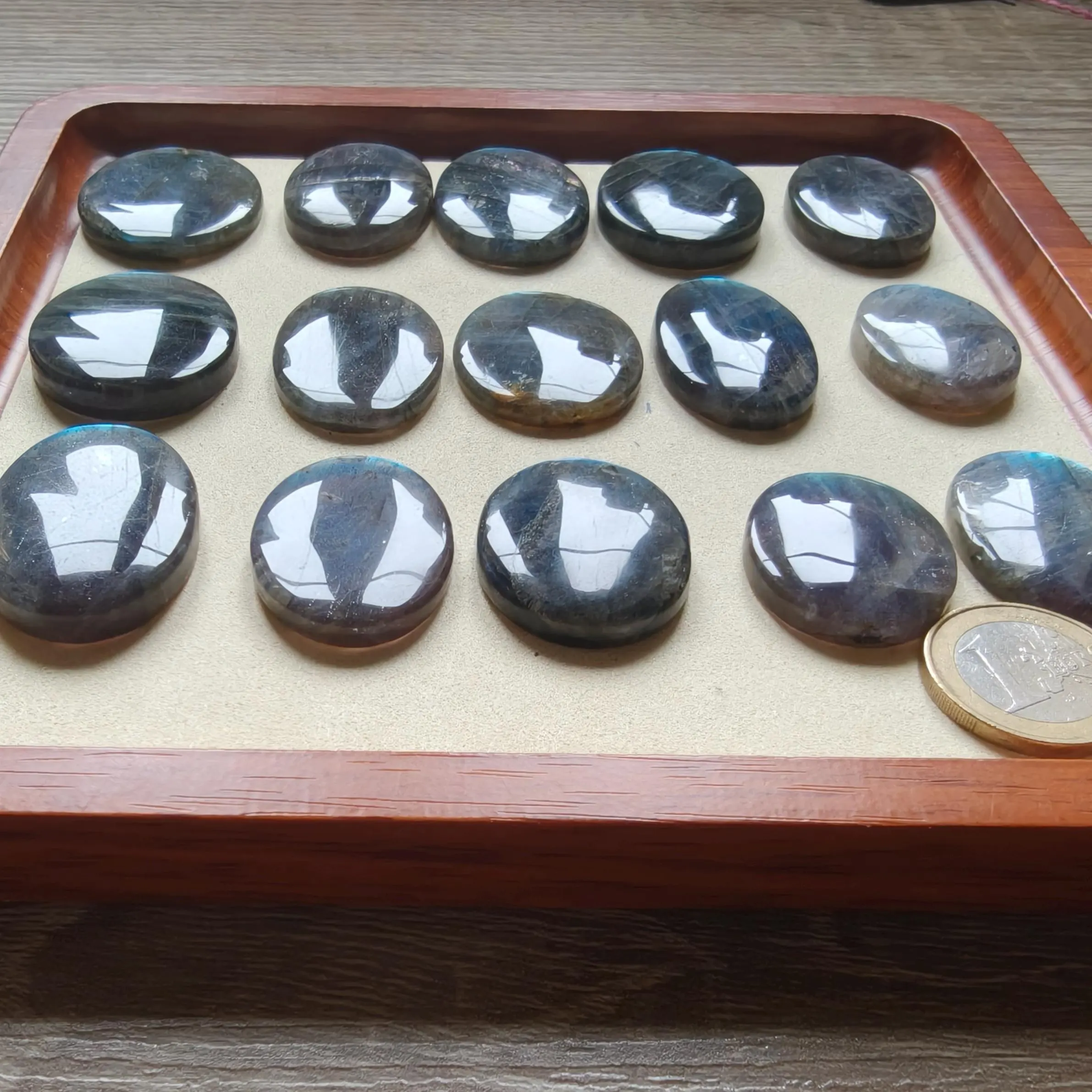 Large Labradorite Cabochons - Oval