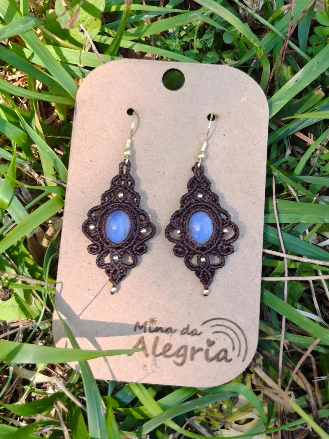 Transparent Labradorite earrings