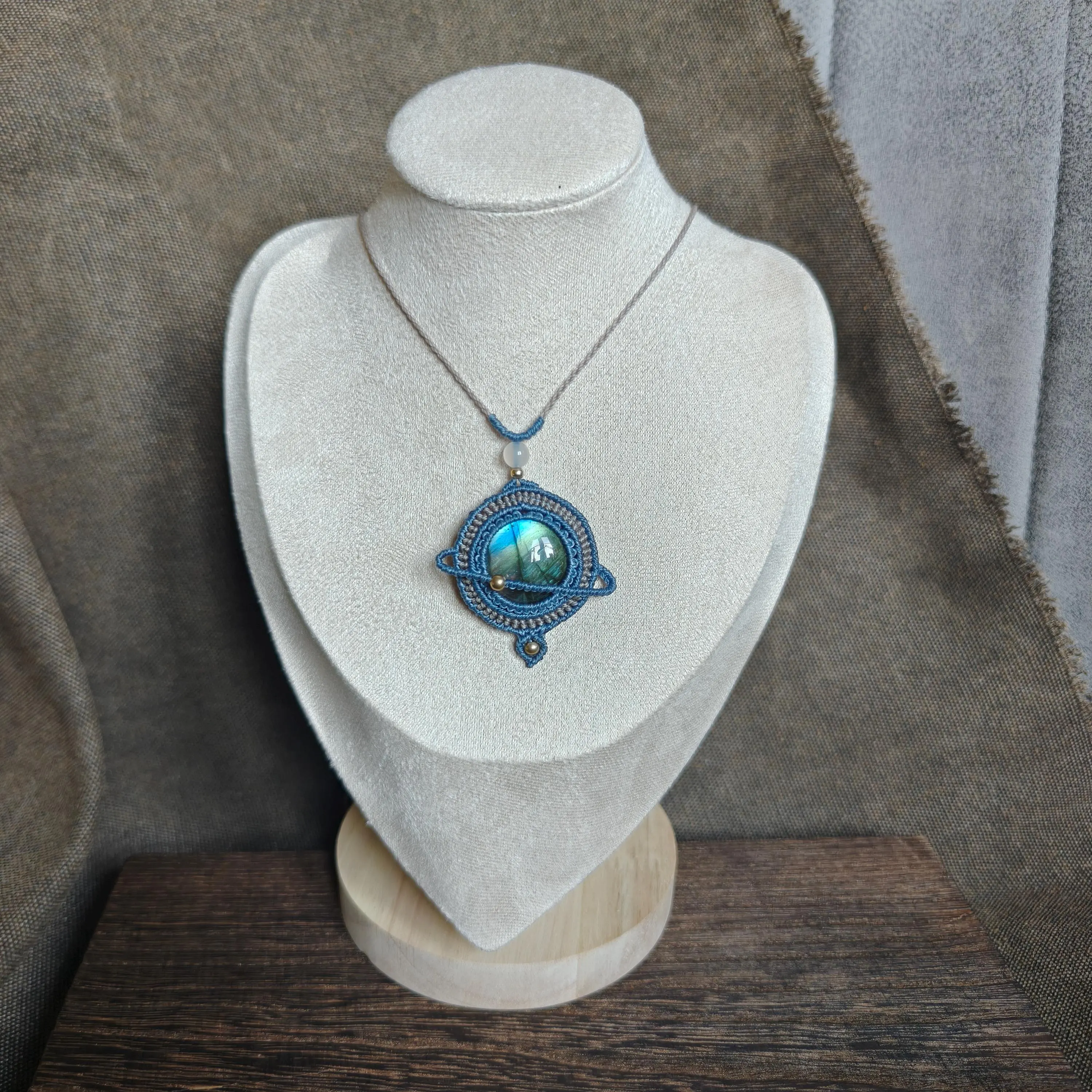 Blue Planet necklace 