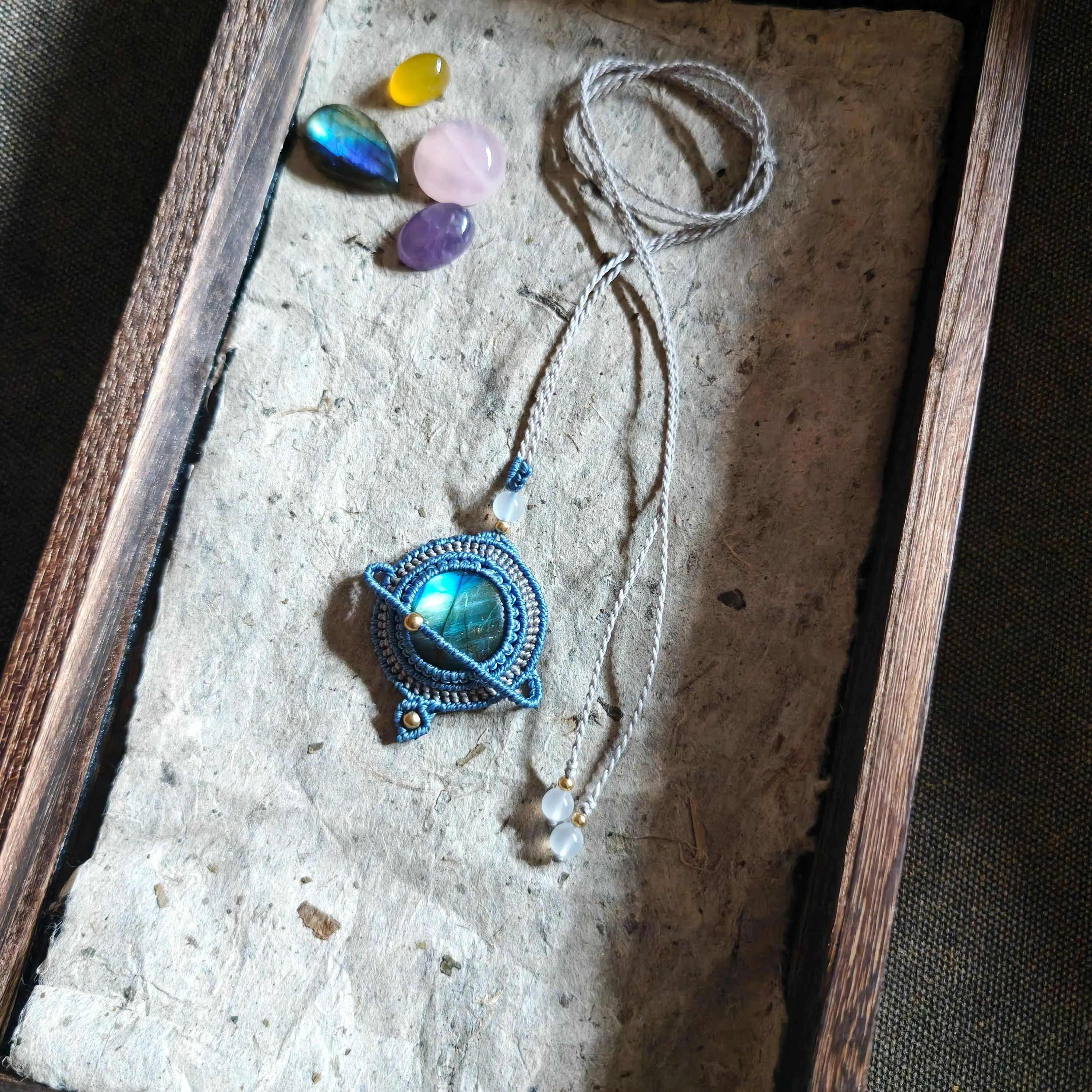 Blue Planet necklace 