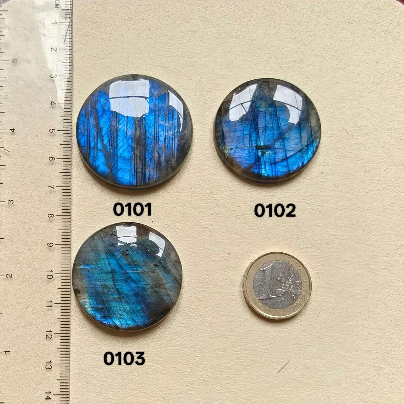 Large blue Labradorite cabochon