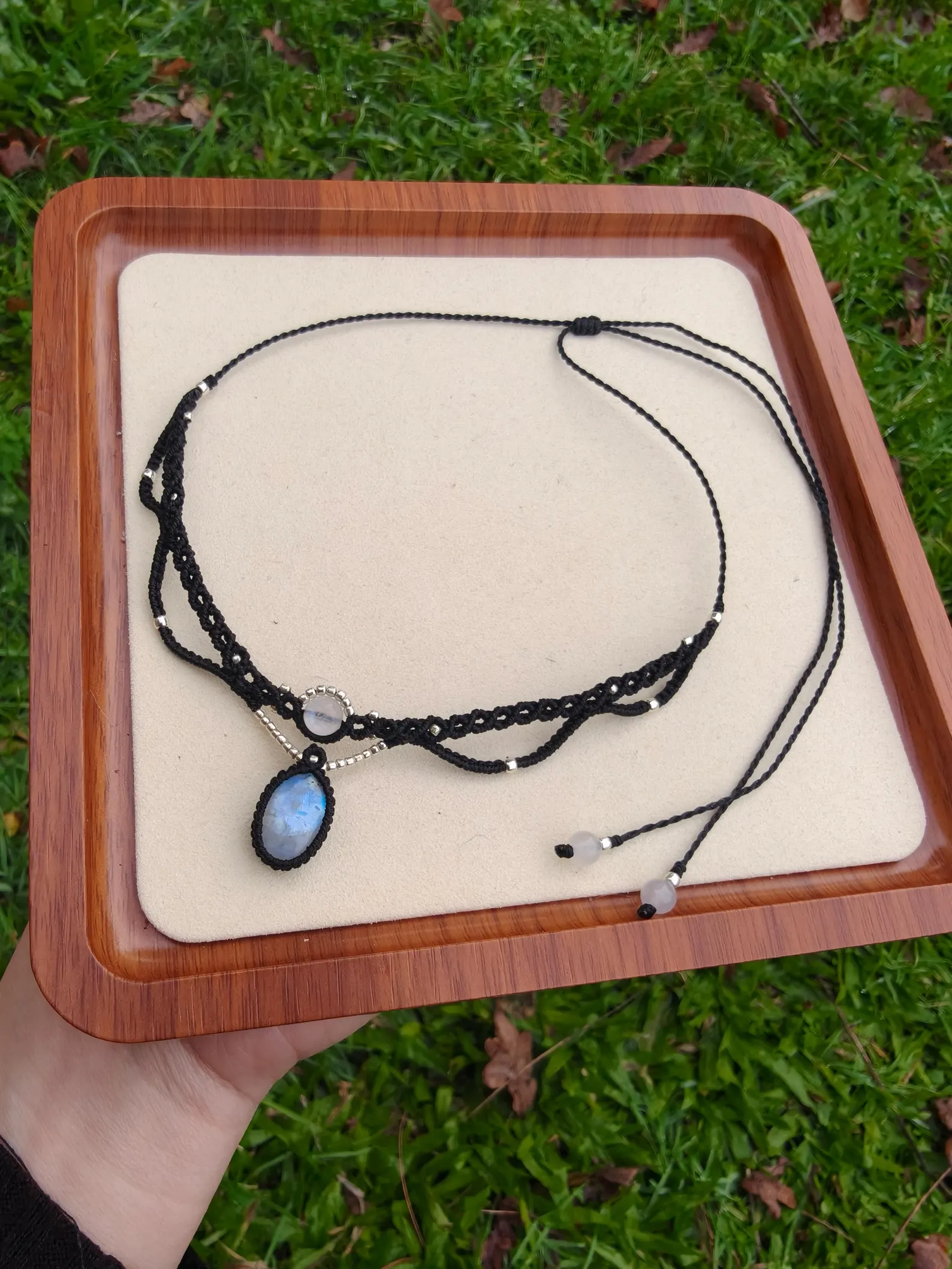 Moonstone necklace