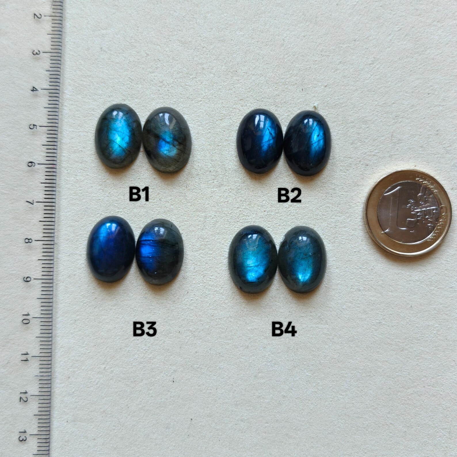 Labradorite Cabochon Pairs