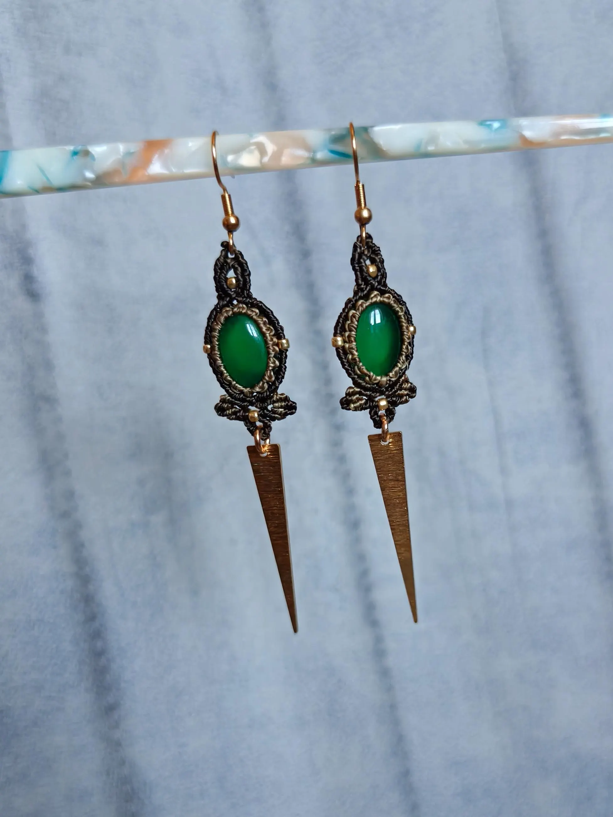 Agate Earings  - More colors 
