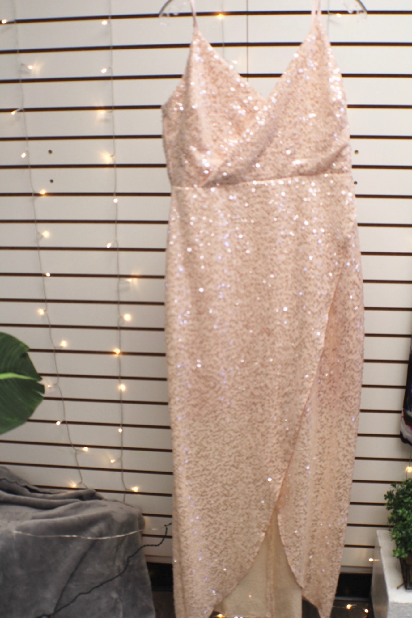 Sequin Evening Dress, Size 14