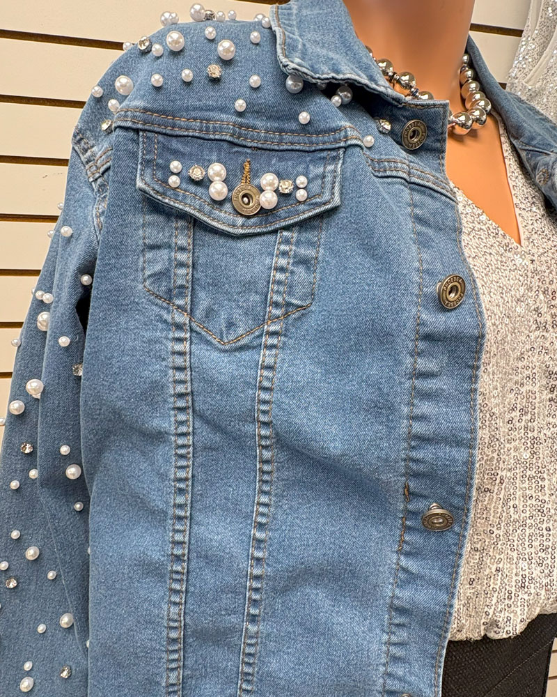 Embellished Denim Jacket