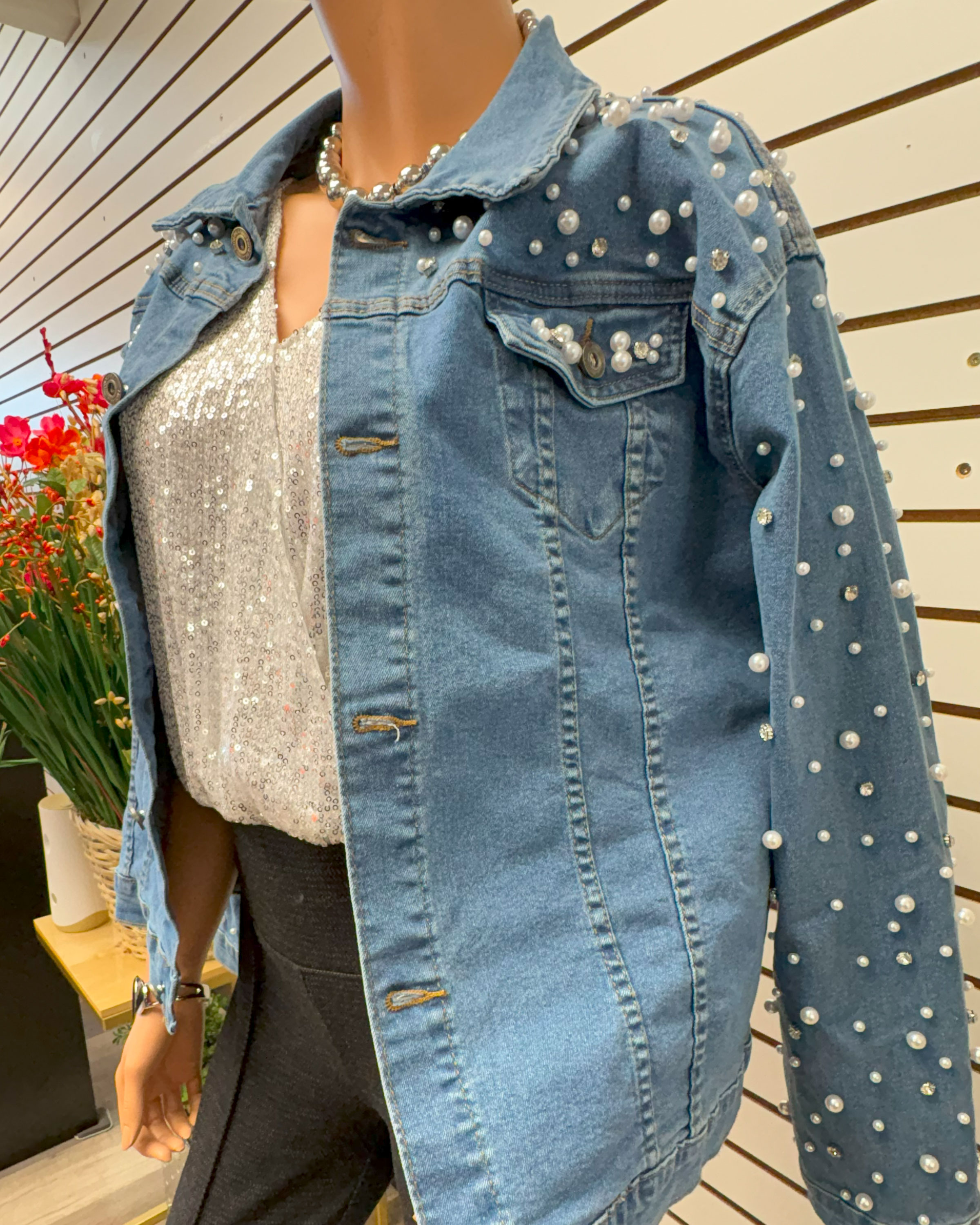 Embellished Denim Jacket