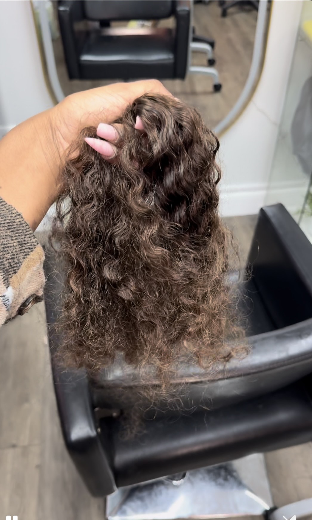Pre-stretched Human Braiding Hair (Ocean wave texture)