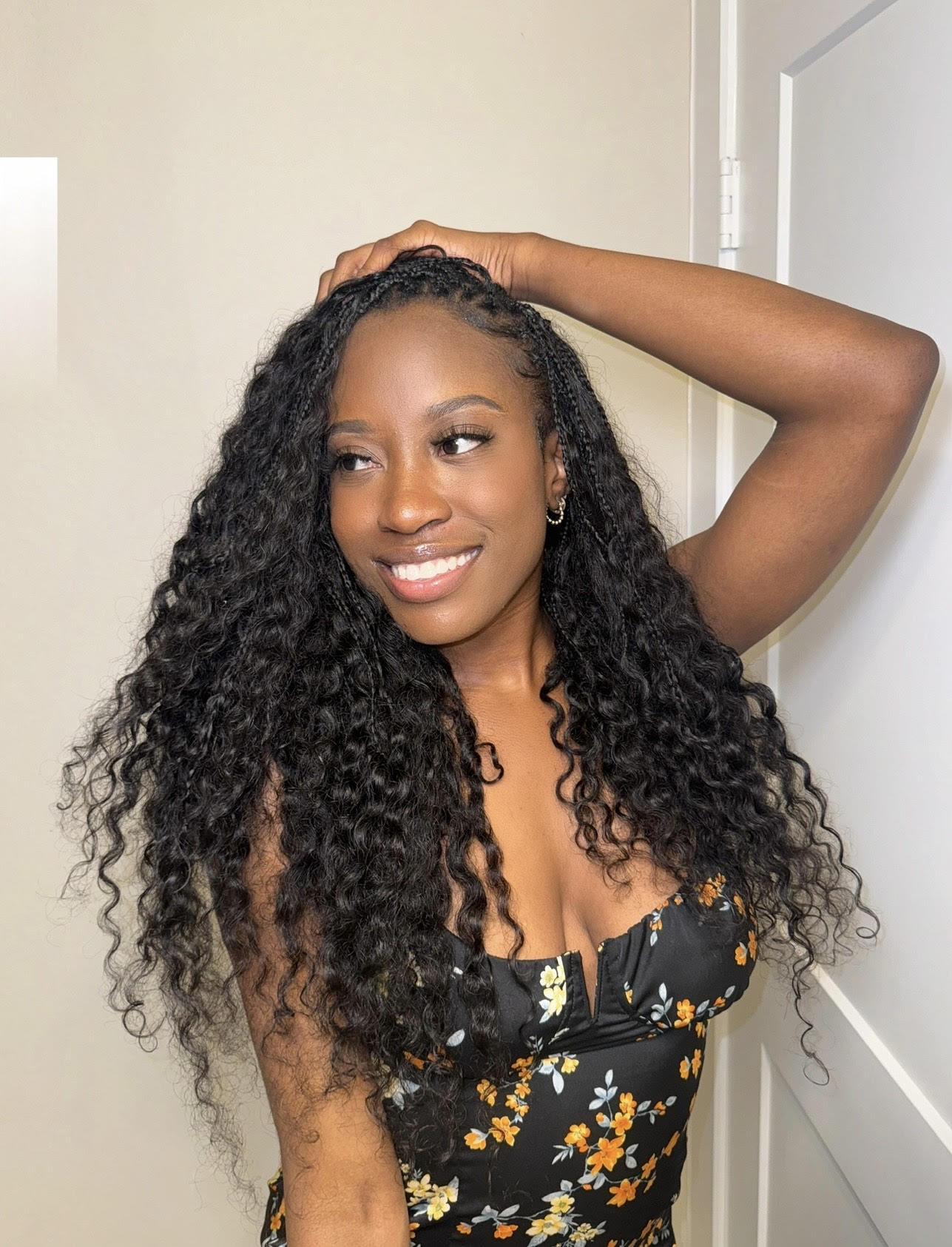 Pre-stretched Human Braiding Hair (Ocean wave texture)