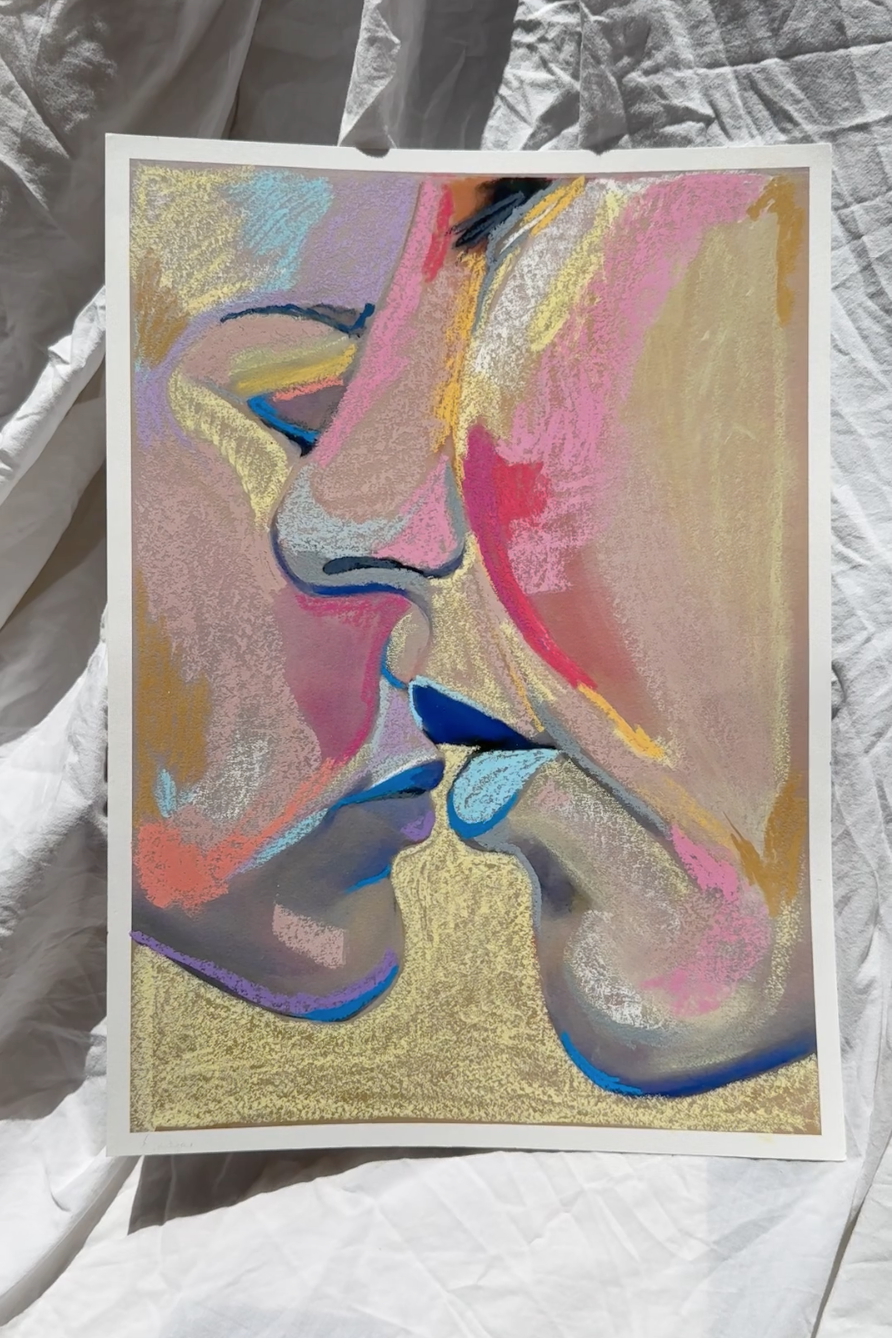 Reworked print - kiss