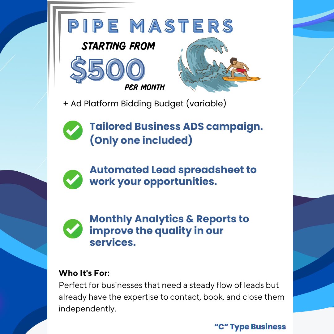 PIPE MASTER MEMEBERSHIP