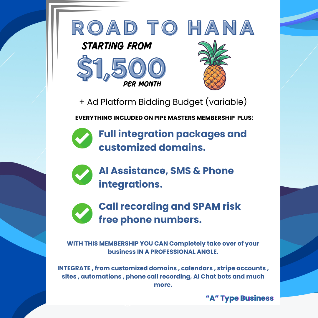 ROAD TO HANA MEMBERSHIP