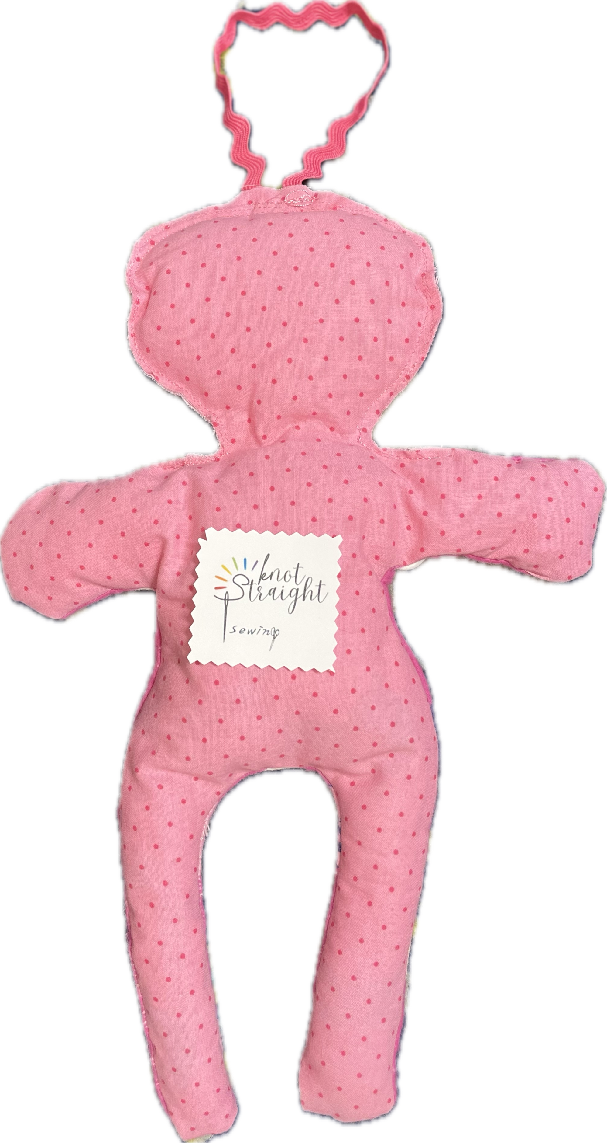 12" stuffie Doll with fidget piece