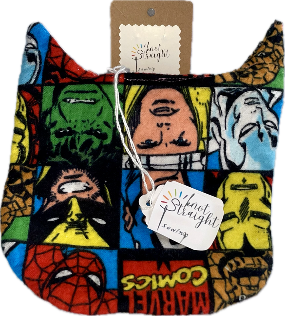 Set of 2 zipper Cat Pouches