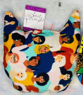 Set of 2 zipper Cat Pouches