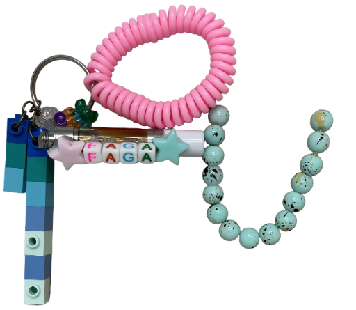 Pin, Keychain & Accessory Set