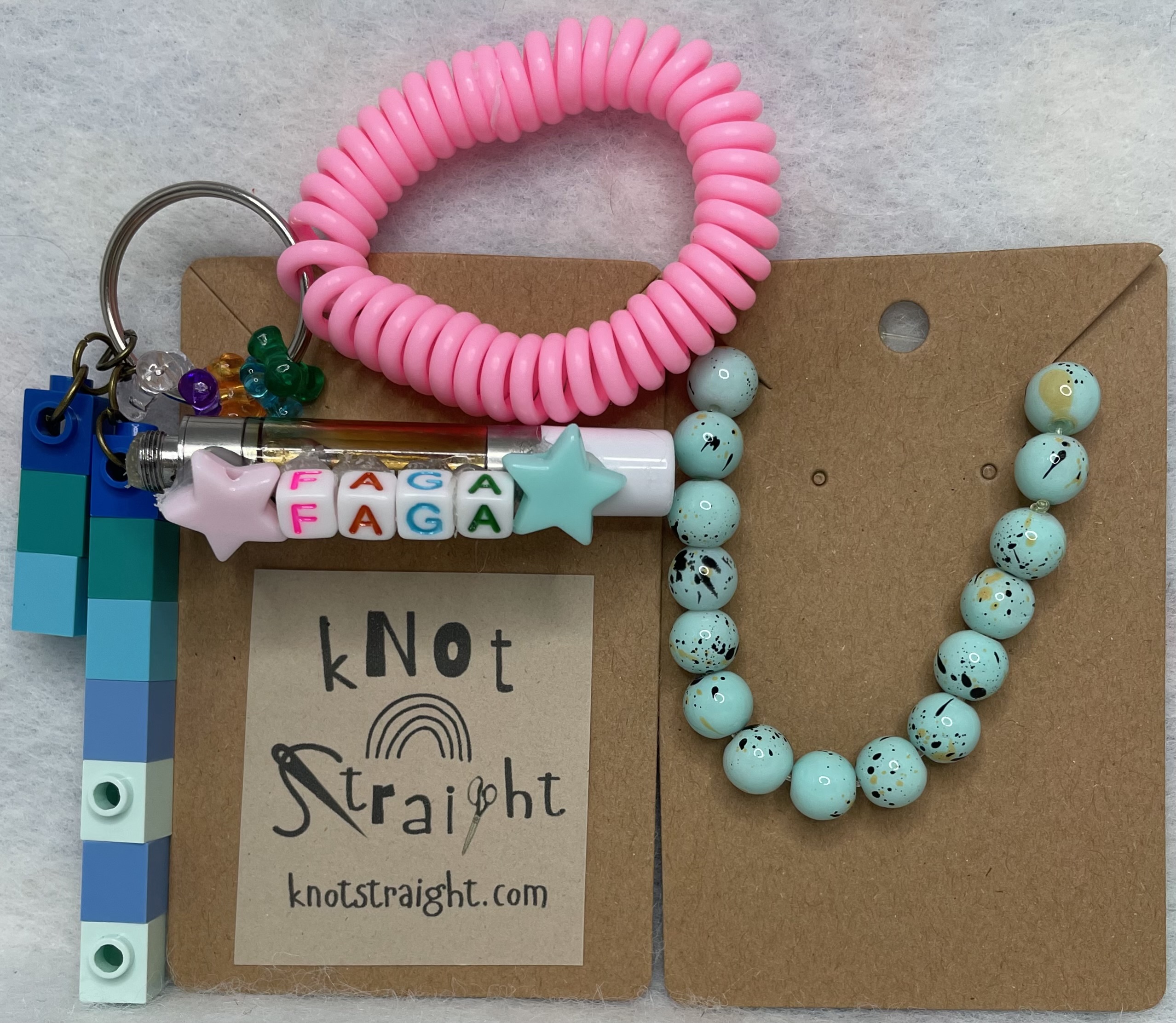 Pin, Keychain & Accessory Set