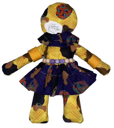 12" stuffie Doll with accessories