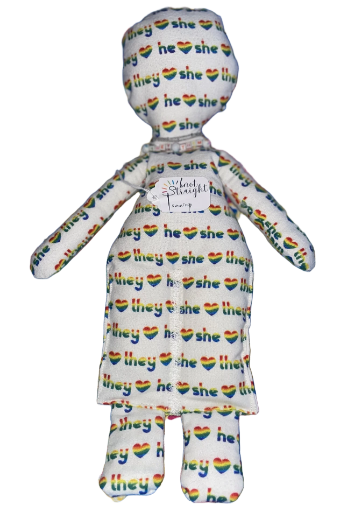 16" stuffie nonbinary Doll