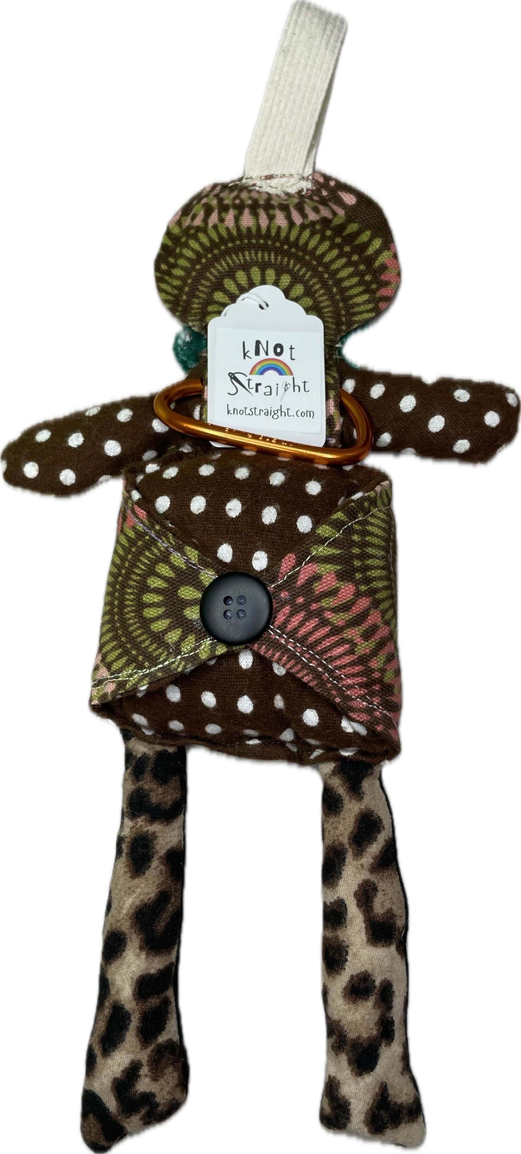 Plush Doll with multiple tactile features on either side