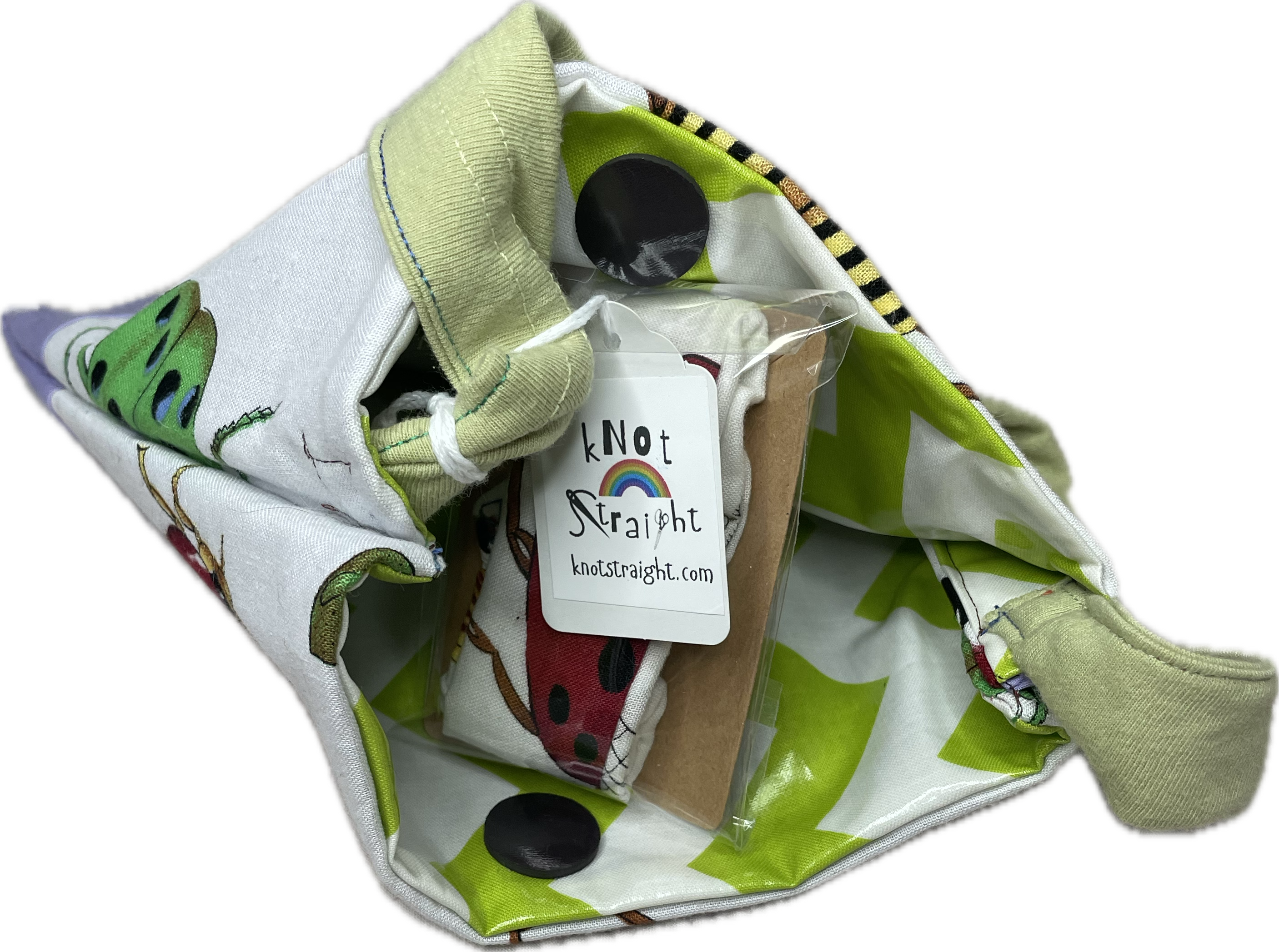 Bug Bag lined with water resistant material