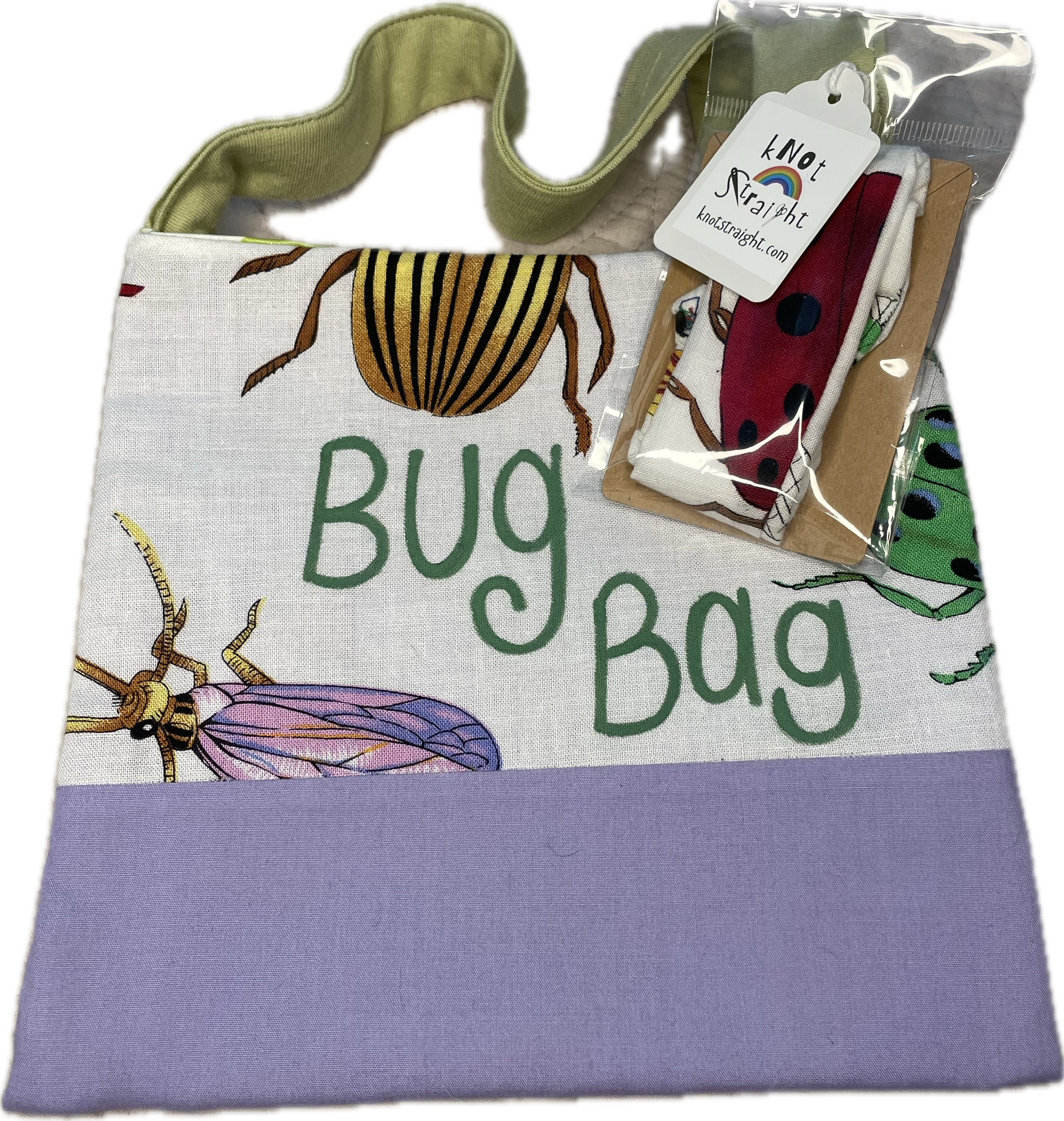 Bug Bag lined with water resistant material