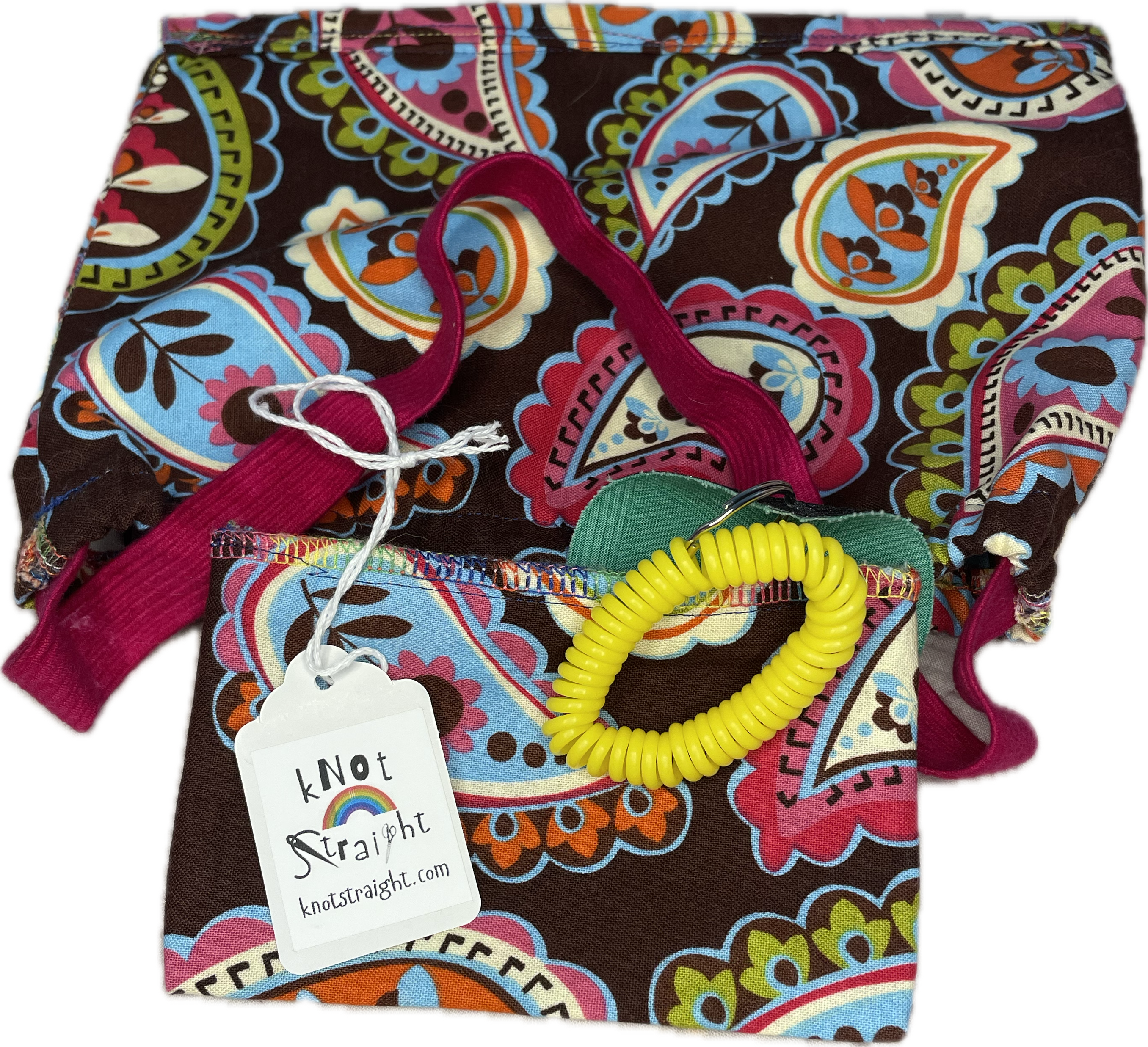 Double Lined Purse with Matching Wallet Keychain & Sensory Pad