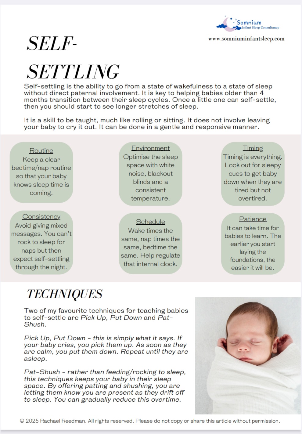 Self-Settling Guide