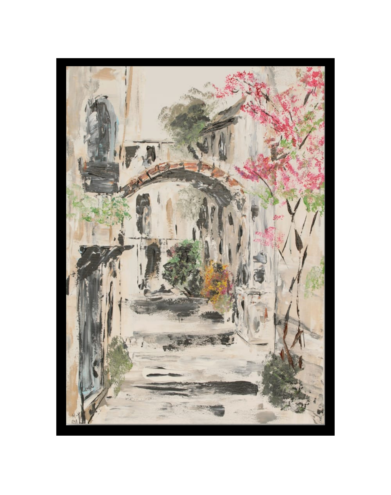 Allée Paisible en Fleurs