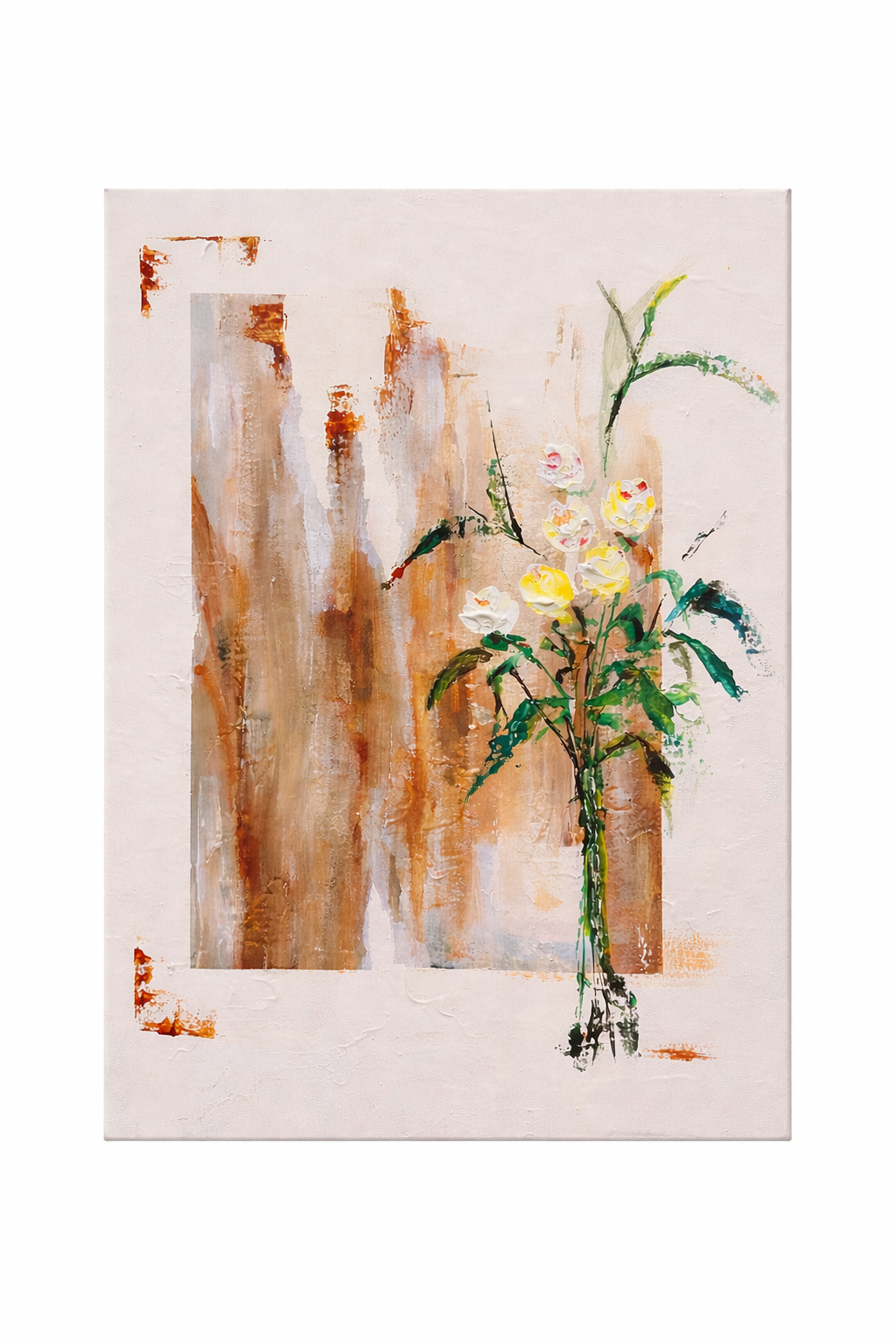 Entre Ombre et Pétales  (fait main)