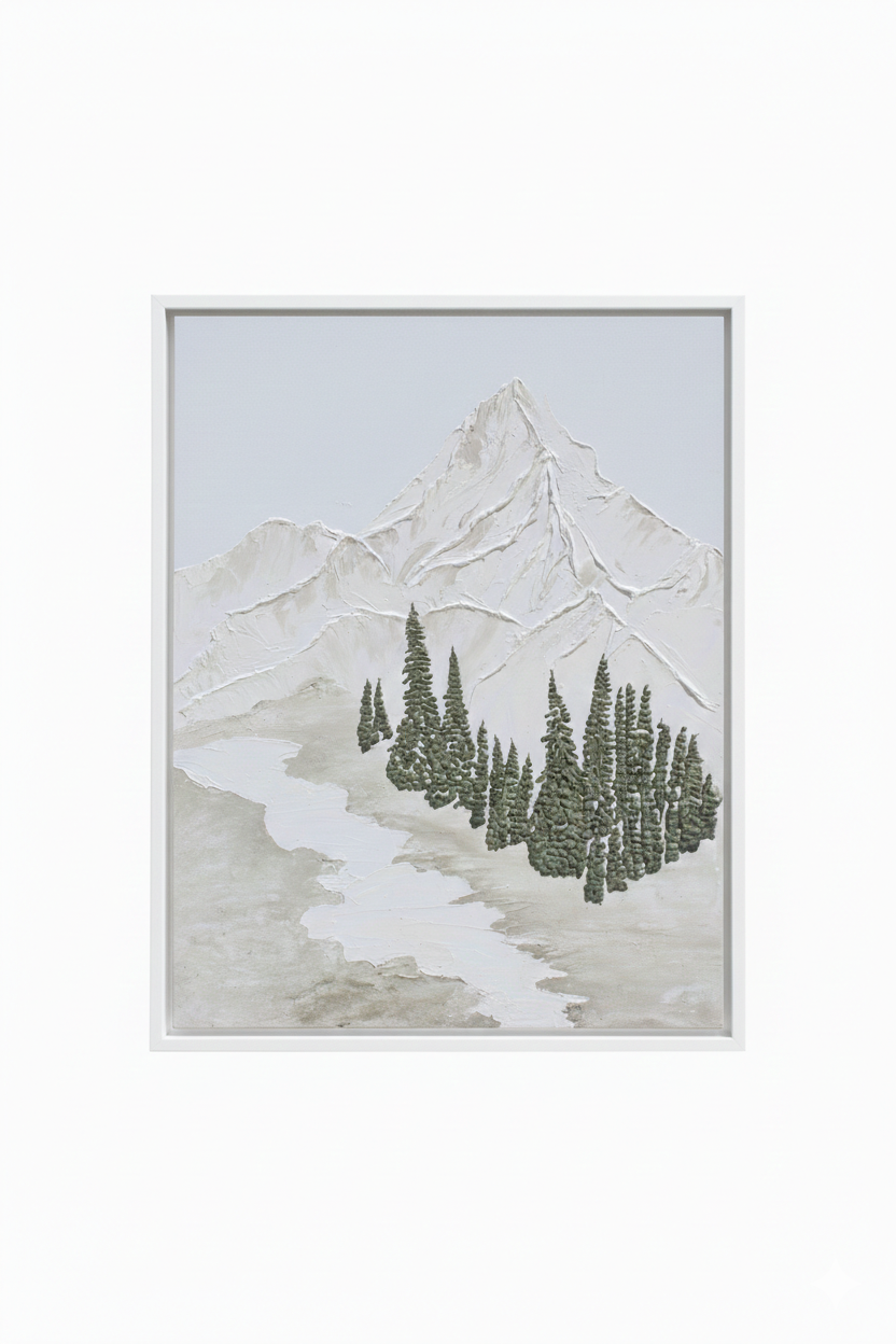 Montagne & forêt (fait main)