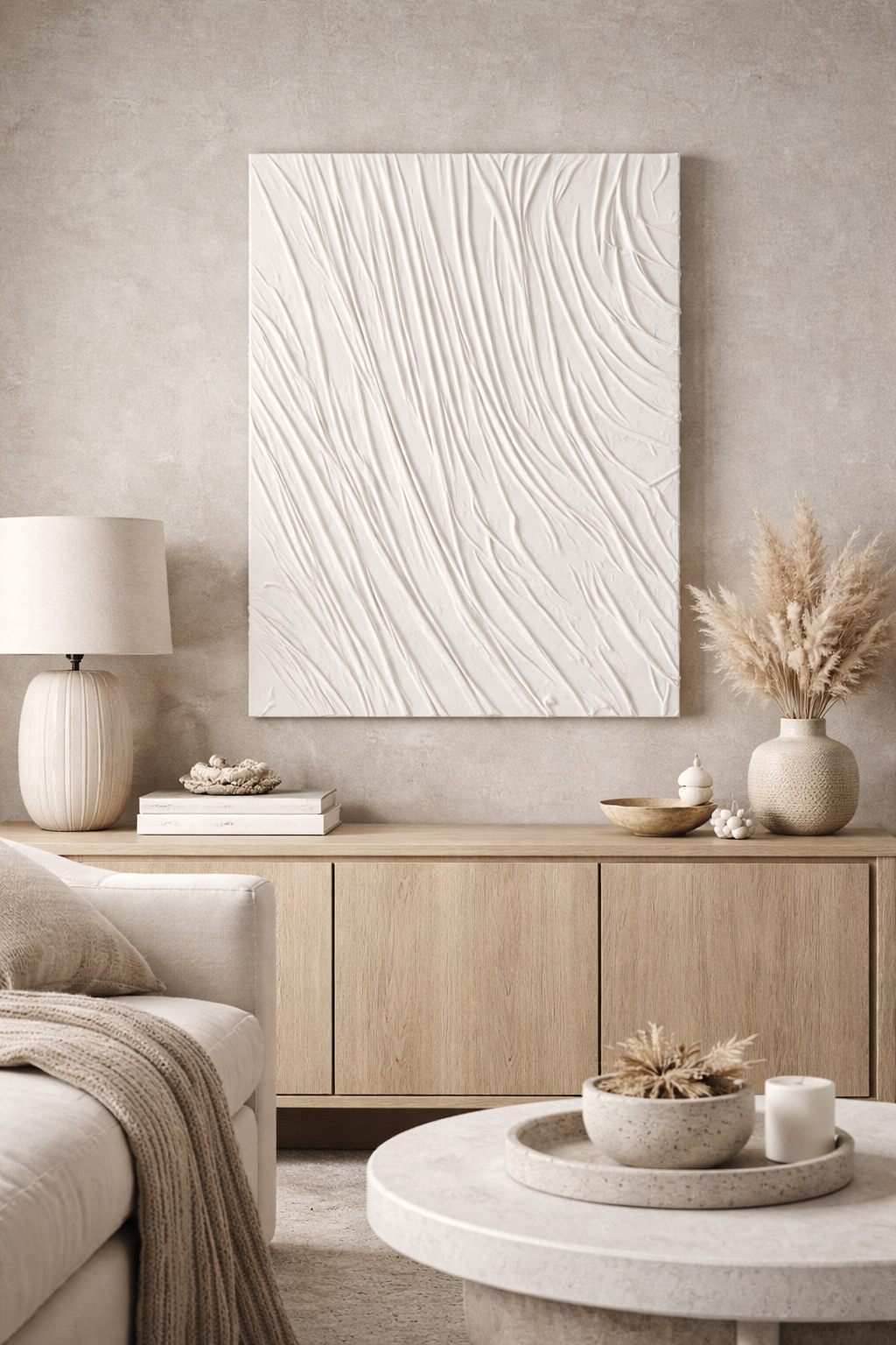 Ondes Blanches (fait main)