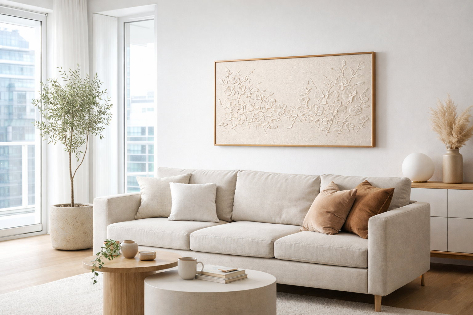 Prairie florale (fait main)