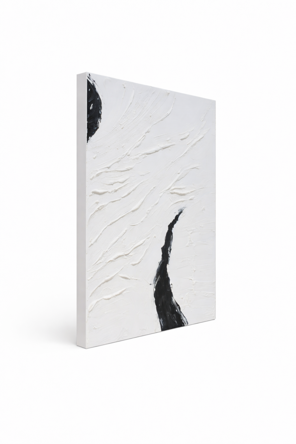 Contraste Noir & Ivoire (fait main)