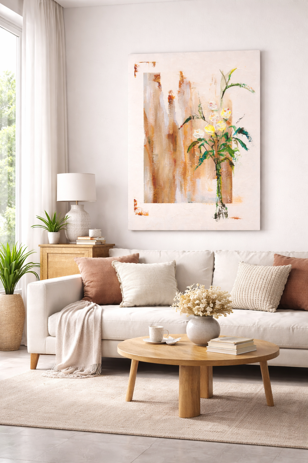 Entre Ombre et Pétales  (fait main)